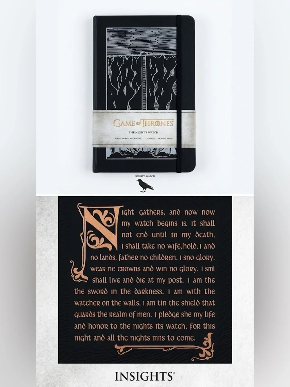 Game Of Thrones The Night Watch Ruled Journal